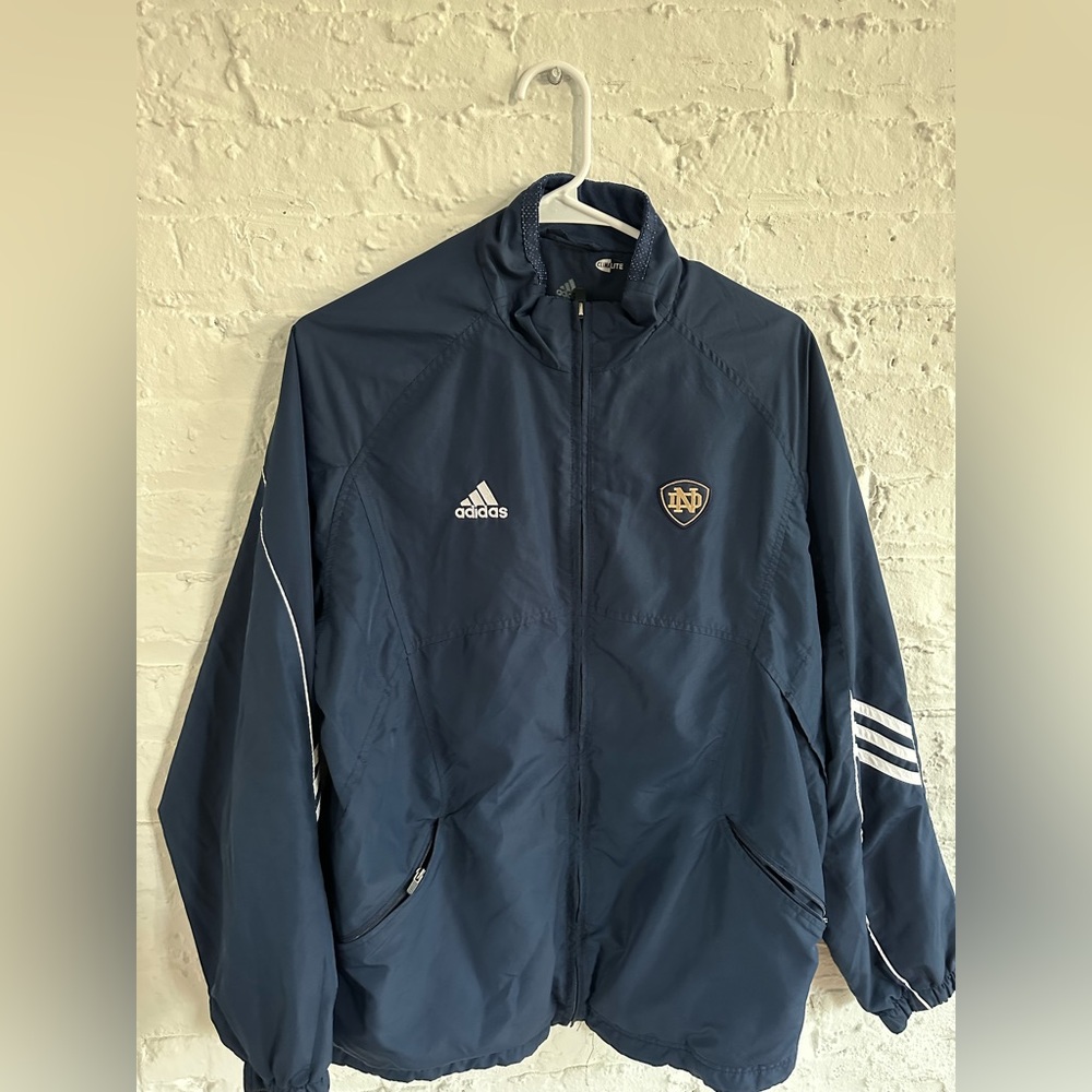 Adidas Notre Dame Windbreaker Jacket